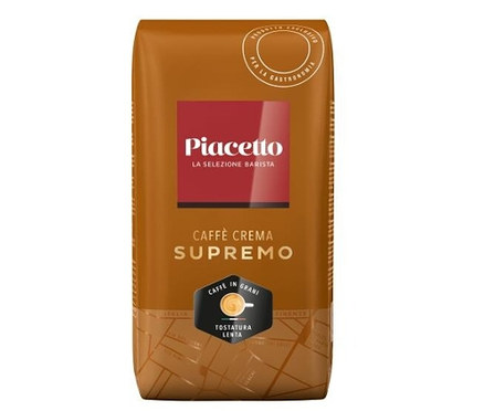 Eine Packung Piacetto Supremo Caffè Crema.