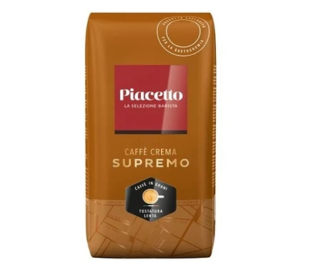 Eine Packung Piacetto Supremo Caffè Crema.