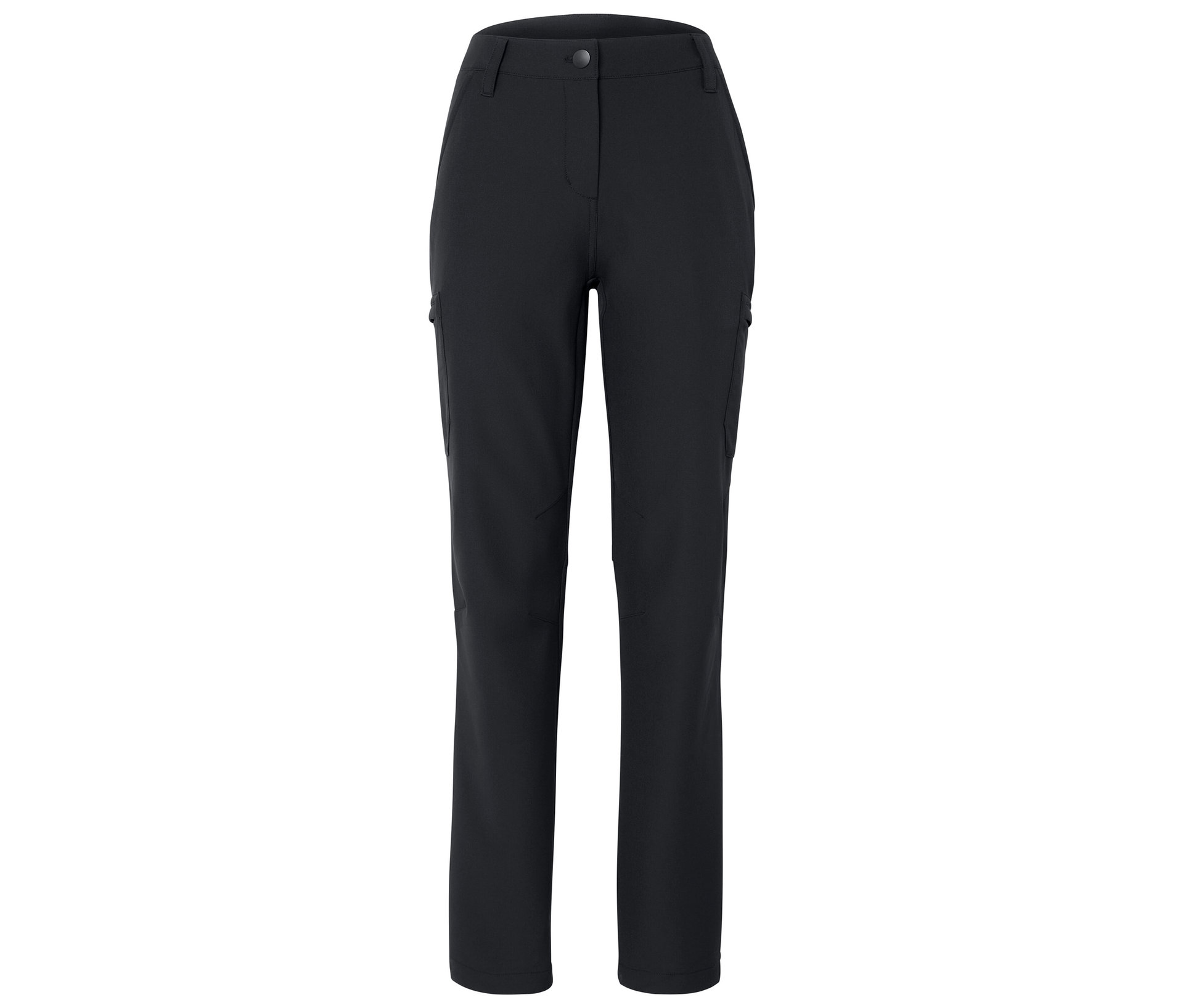 Cargo-Softshellhose - Damen - Gr. 36 - schwarz - schwarz