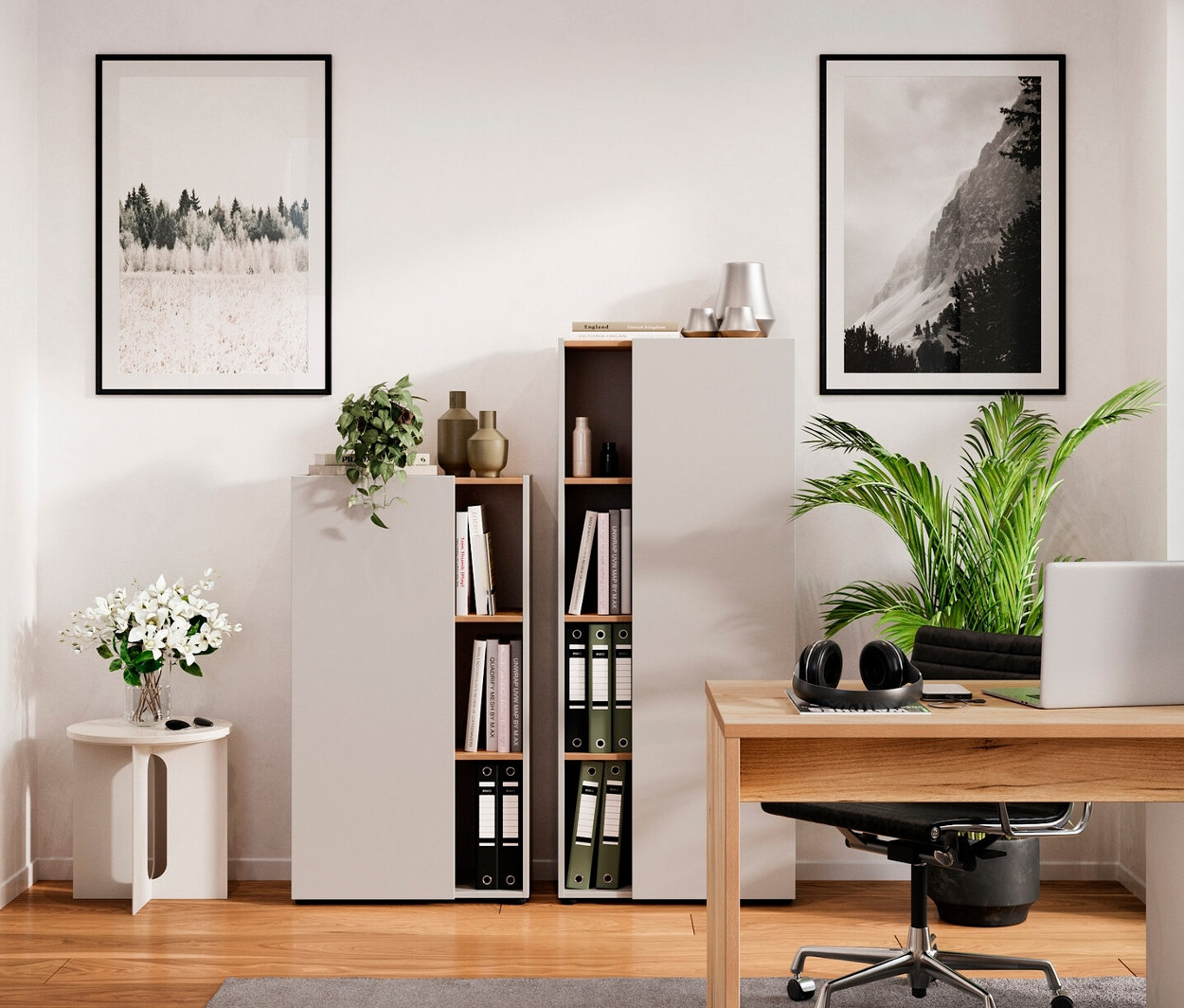 Thumbnail - Tchibo - Aktenschrank »GW-Adrano« - 61x34x145cm - braun - Holz / Kunststoff