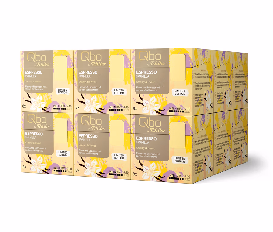 Qbo Flavoured Espresso Vanilla