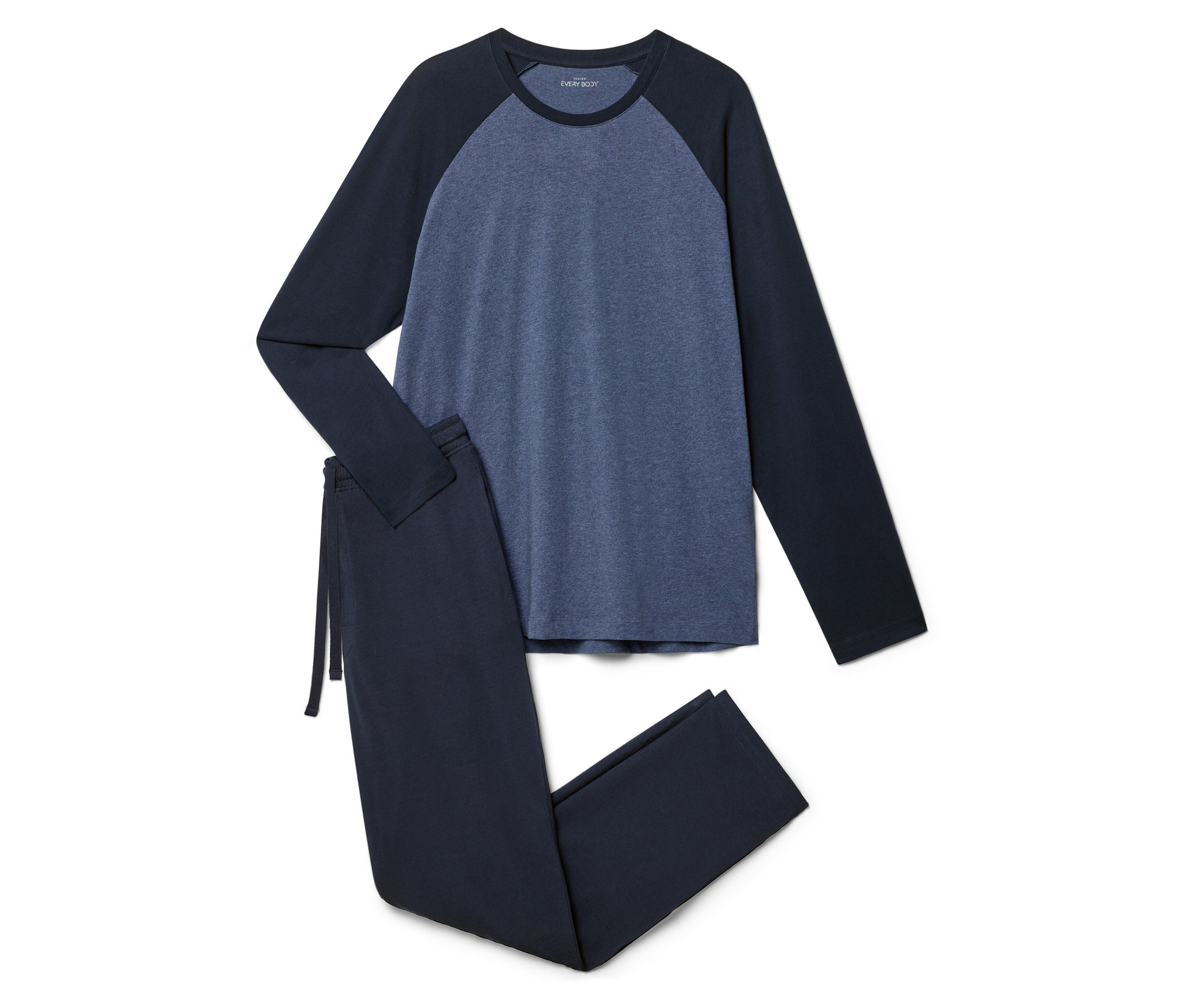 Pyjama-Set - Herren - Gr. 4XL - blau - blau