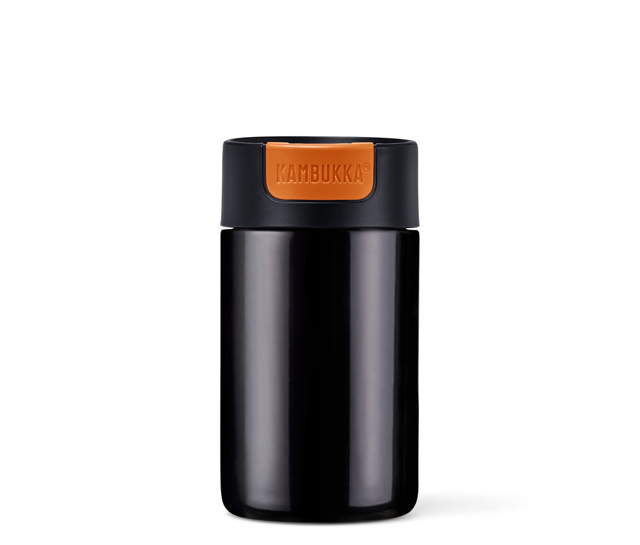 Kambukka To-Go-Becher, Black Chrome.
