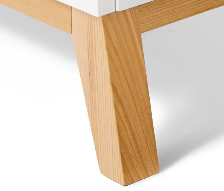 Thumbnail - Tchibo - Sitzbank mit Stauraumfächern - 84x38x52cm - beige - Holz / Eschen-Massivholz / Polyester