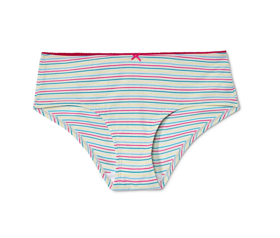Eine gestreifte 5 Pantys.