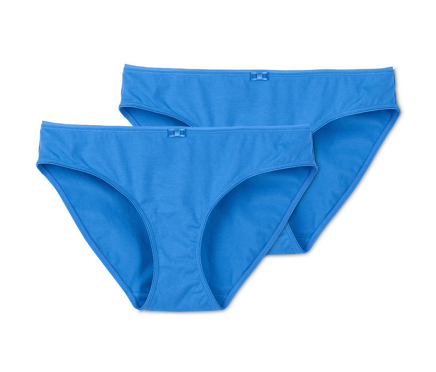 Zwei blaue Slips.