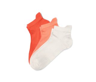 Orange-hellorange-weiß
