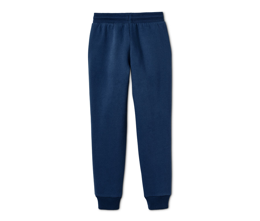 Blaue Sweathose.