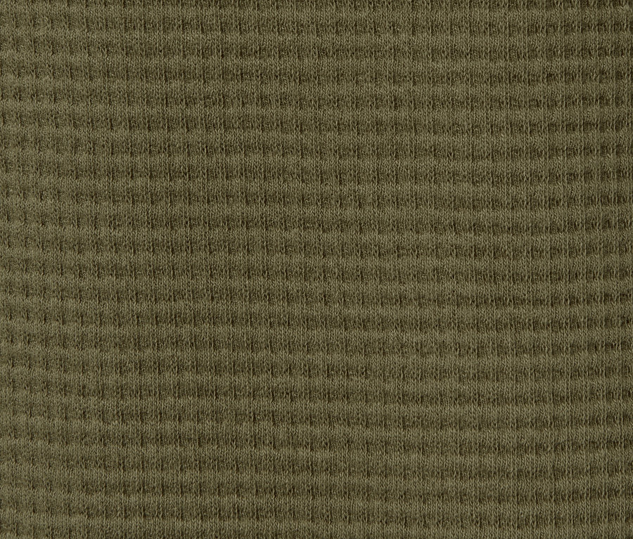 Detailaufnahme der Textur eines Kapuzensweatshirts.