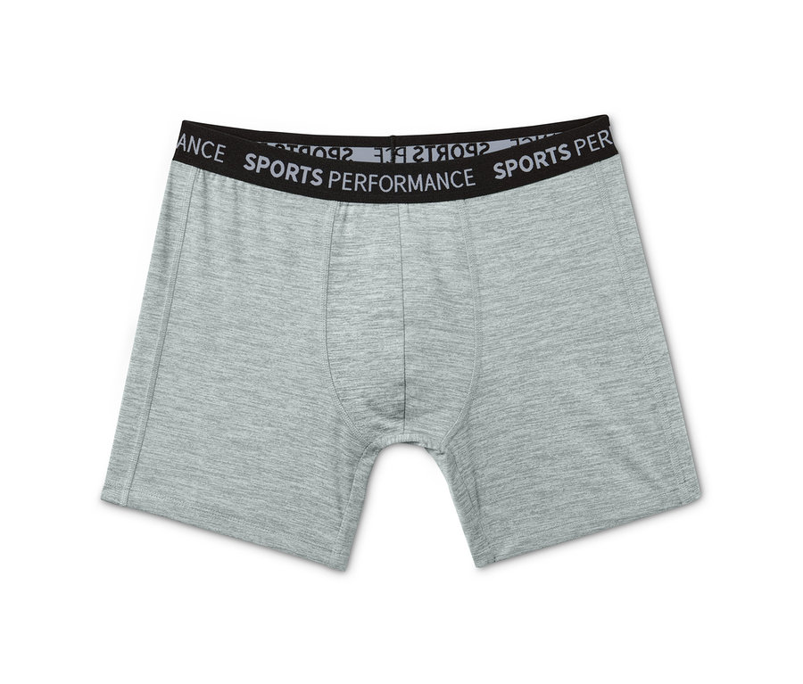 Graue Sport-Slipboxer, 1 Stück aus dem 2er-Set.