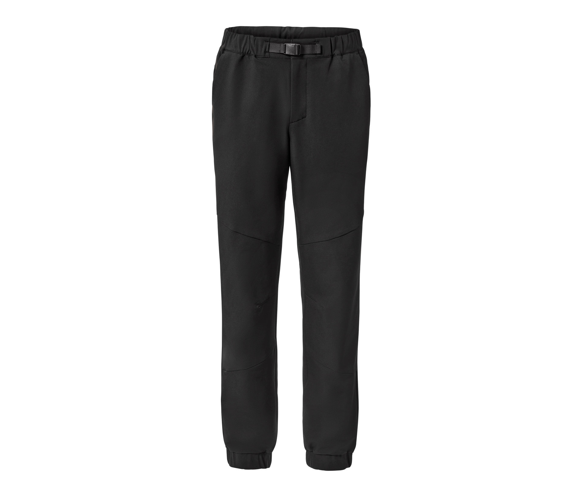 Thermohose mit Gürtel - Herren - Gr. L - schwarz - schwarz