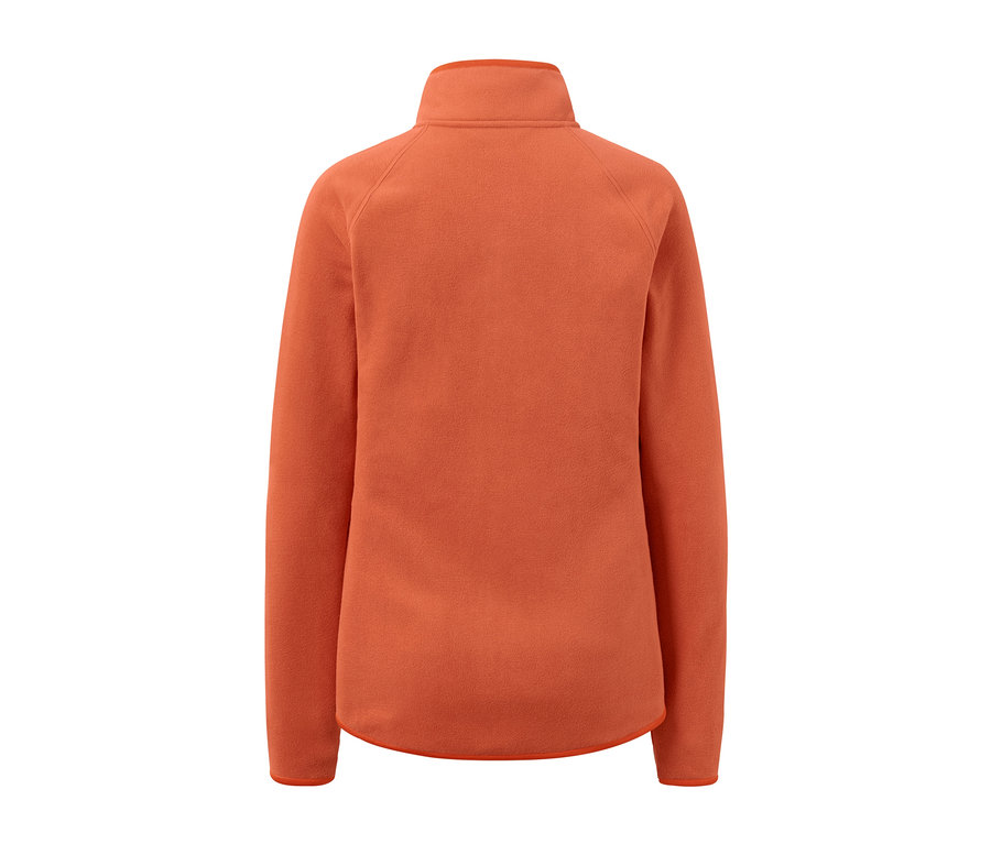 Rückansicht einer Fleecejacke.