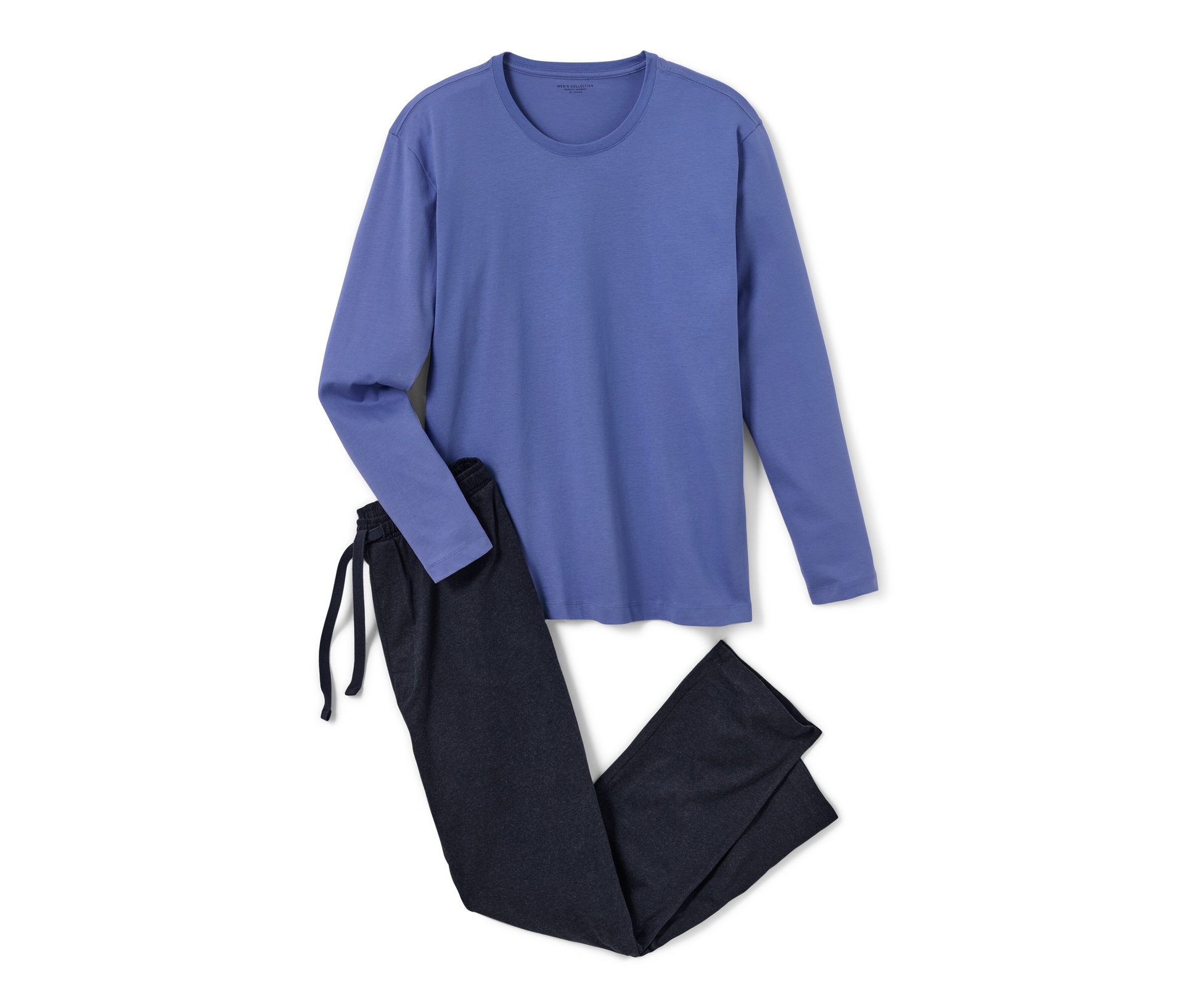 Pyjama - Herren - Gr. M - dunkelblau - dunkelblau