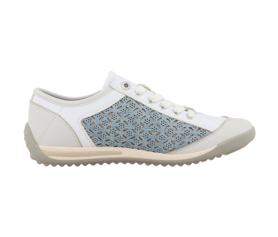 Romika Sneaker, PU weiß-jeans.