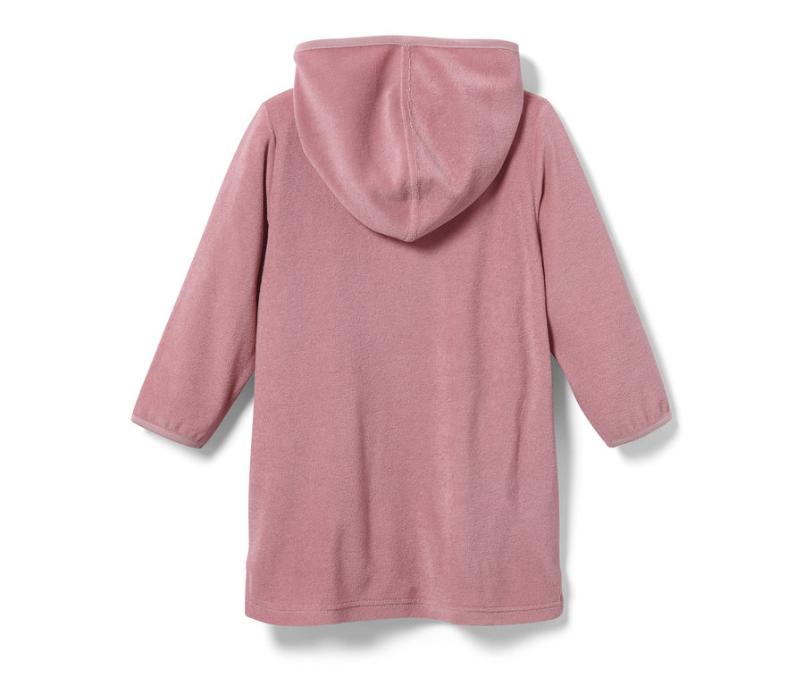 Rückansicht von Kinder-Frottierponcho.