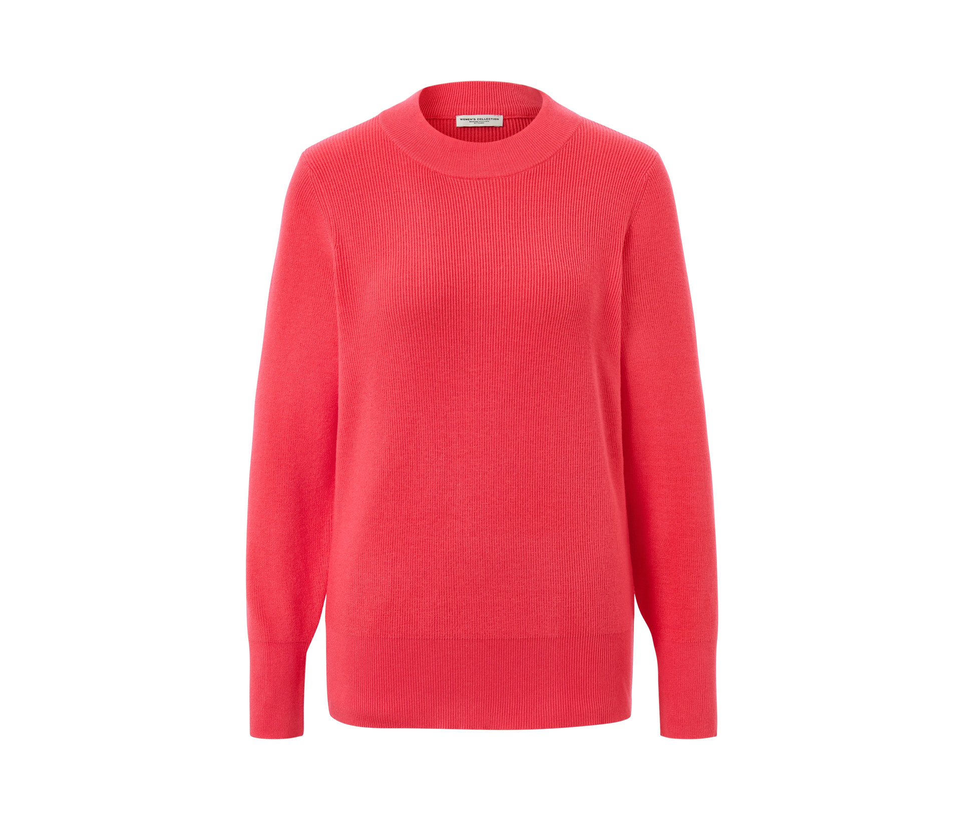 Feinstrickpullover - Damen - Gr. L - koralle - koralle