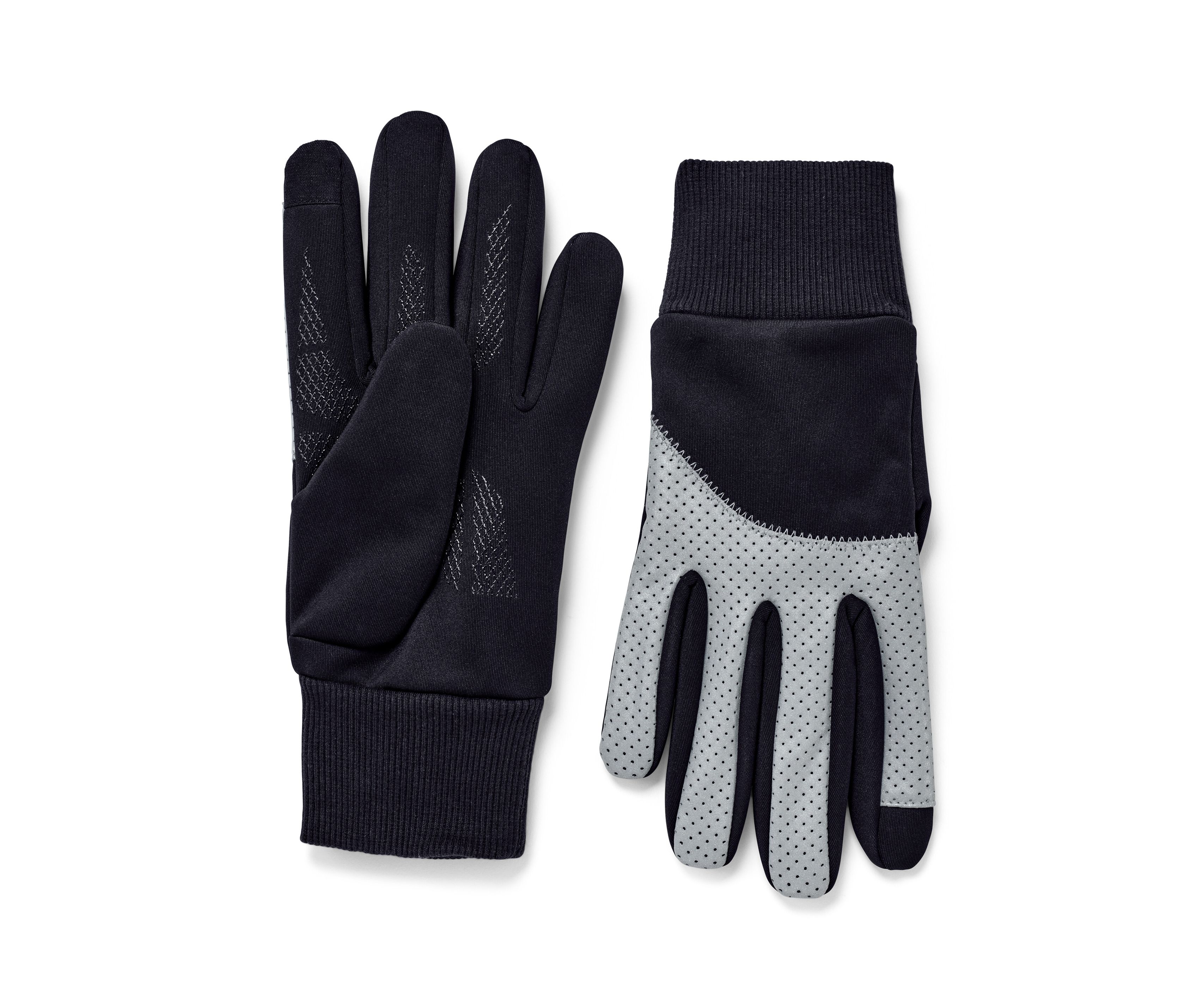 Tchibo - Windprotection-Handschuhe - Herren - Gr. 7,5 - silber