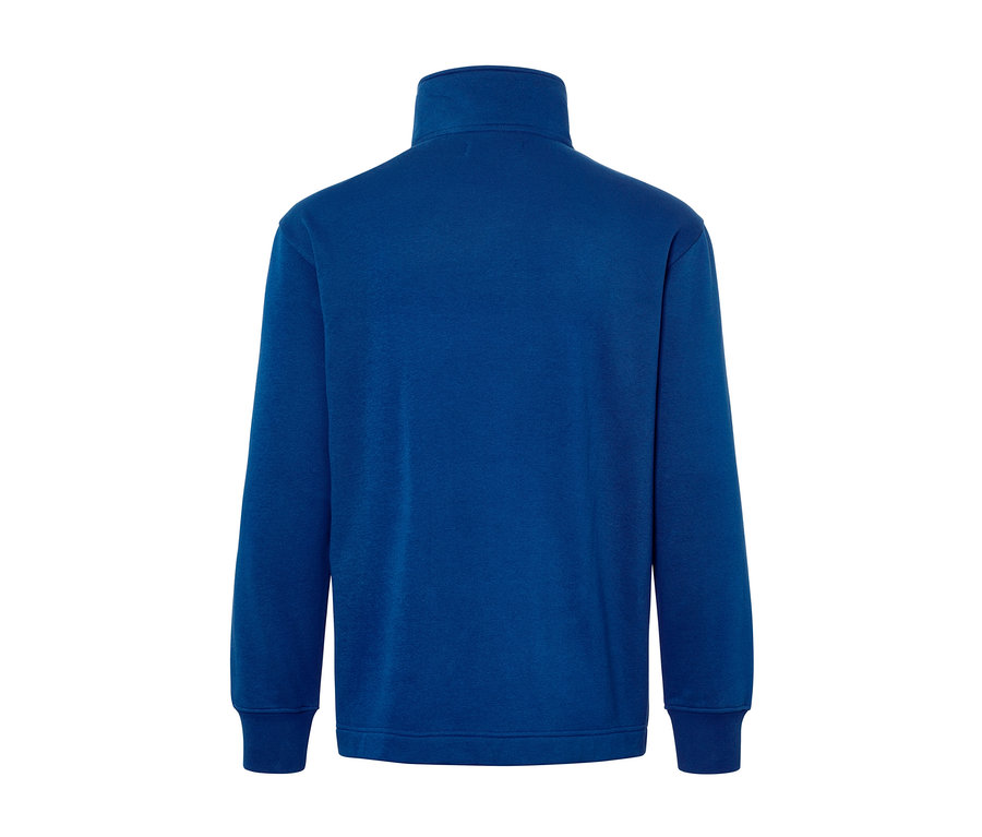 Blauer Sweat-Troyer von hinten.