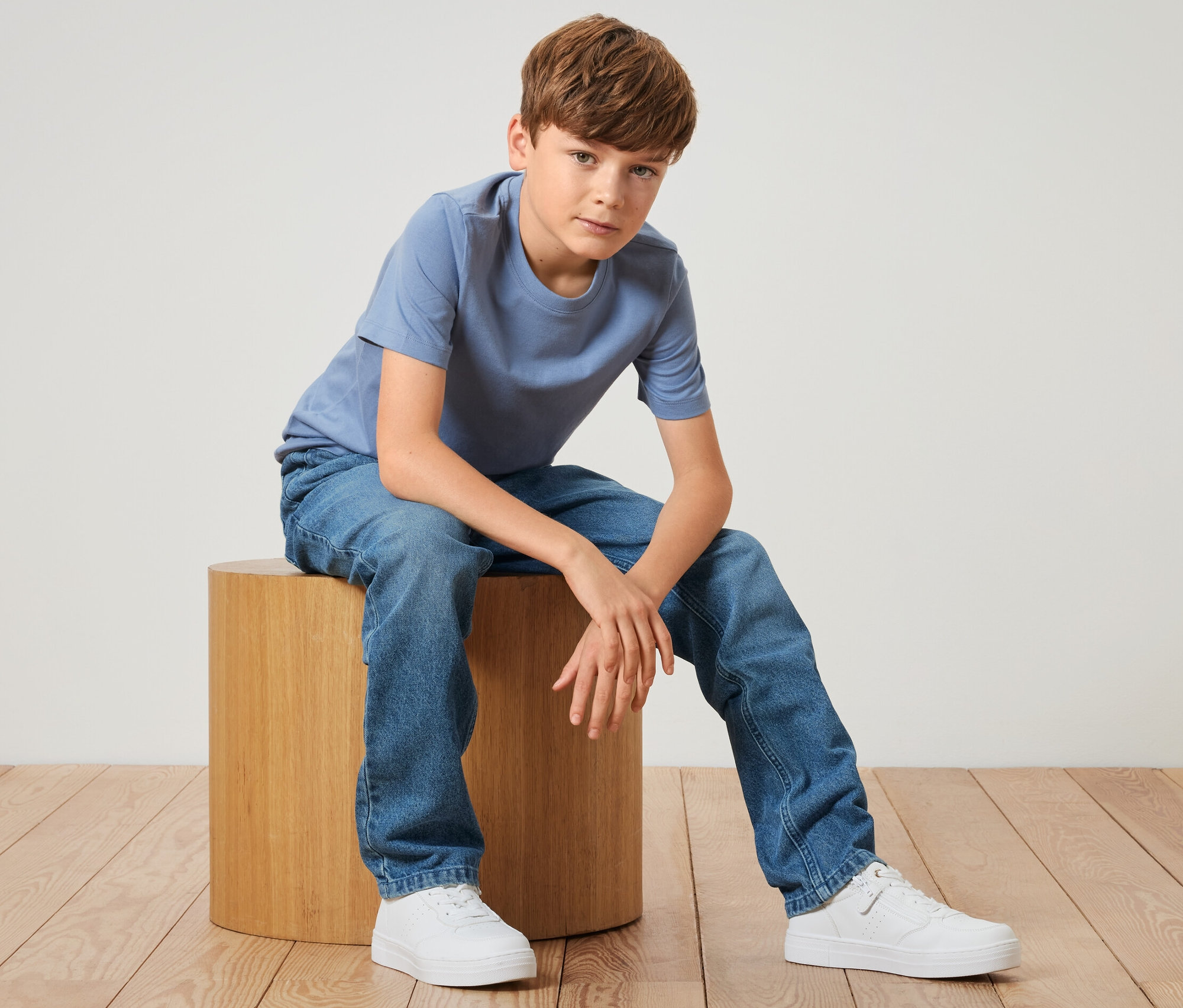 Thumbnail - Tchibo - Kinder-Slim-Jeans – Fit »Jonas« - Herren - Gr. 146 - dunkelblau