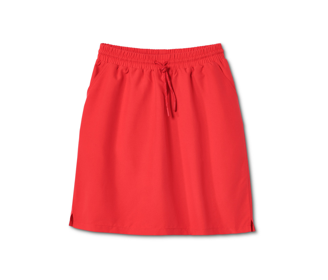 Ein roter Funktionsrock mit integrierter Hose.