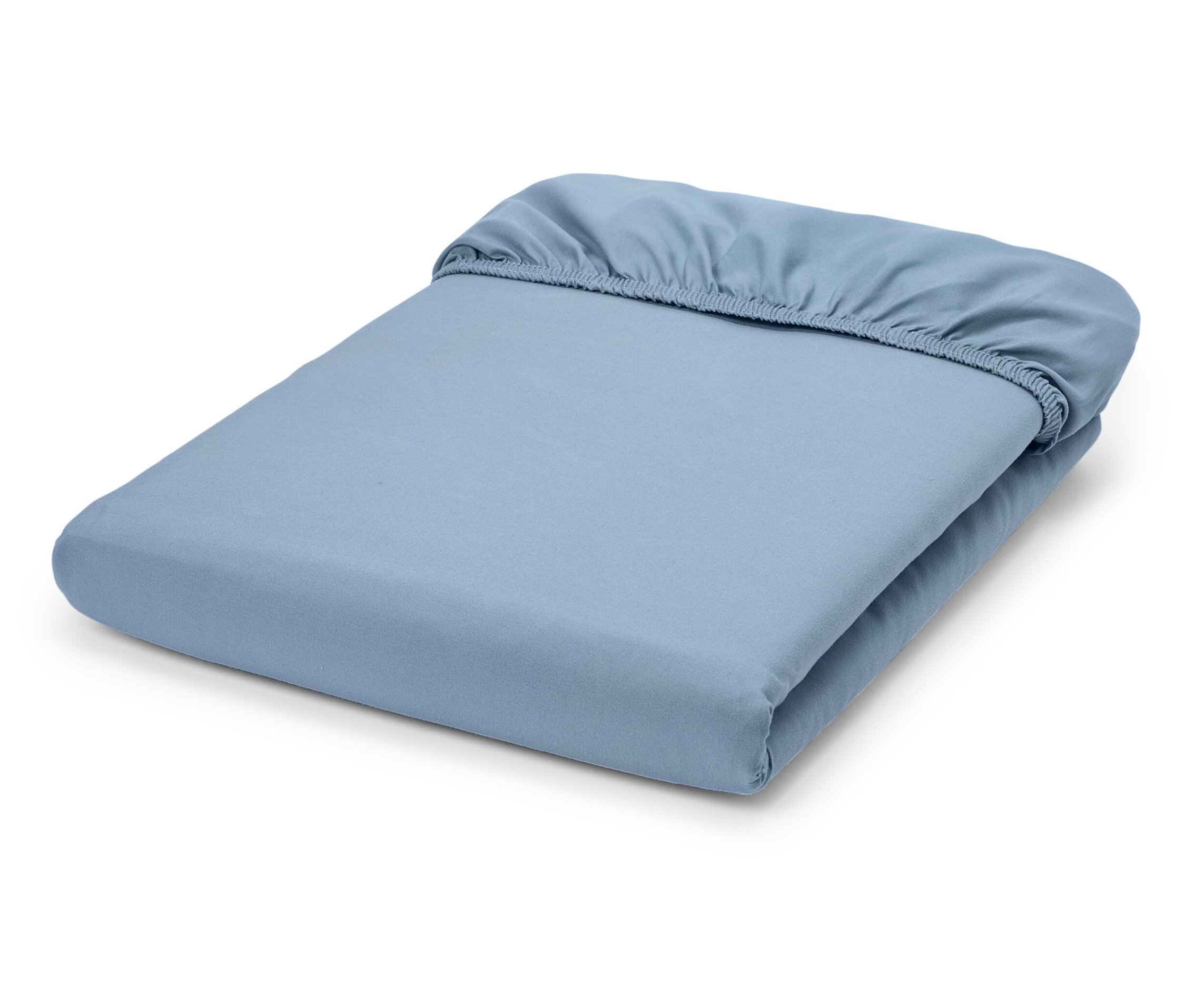 Microfaser-Spannbettlaken - hellblau - hellblau