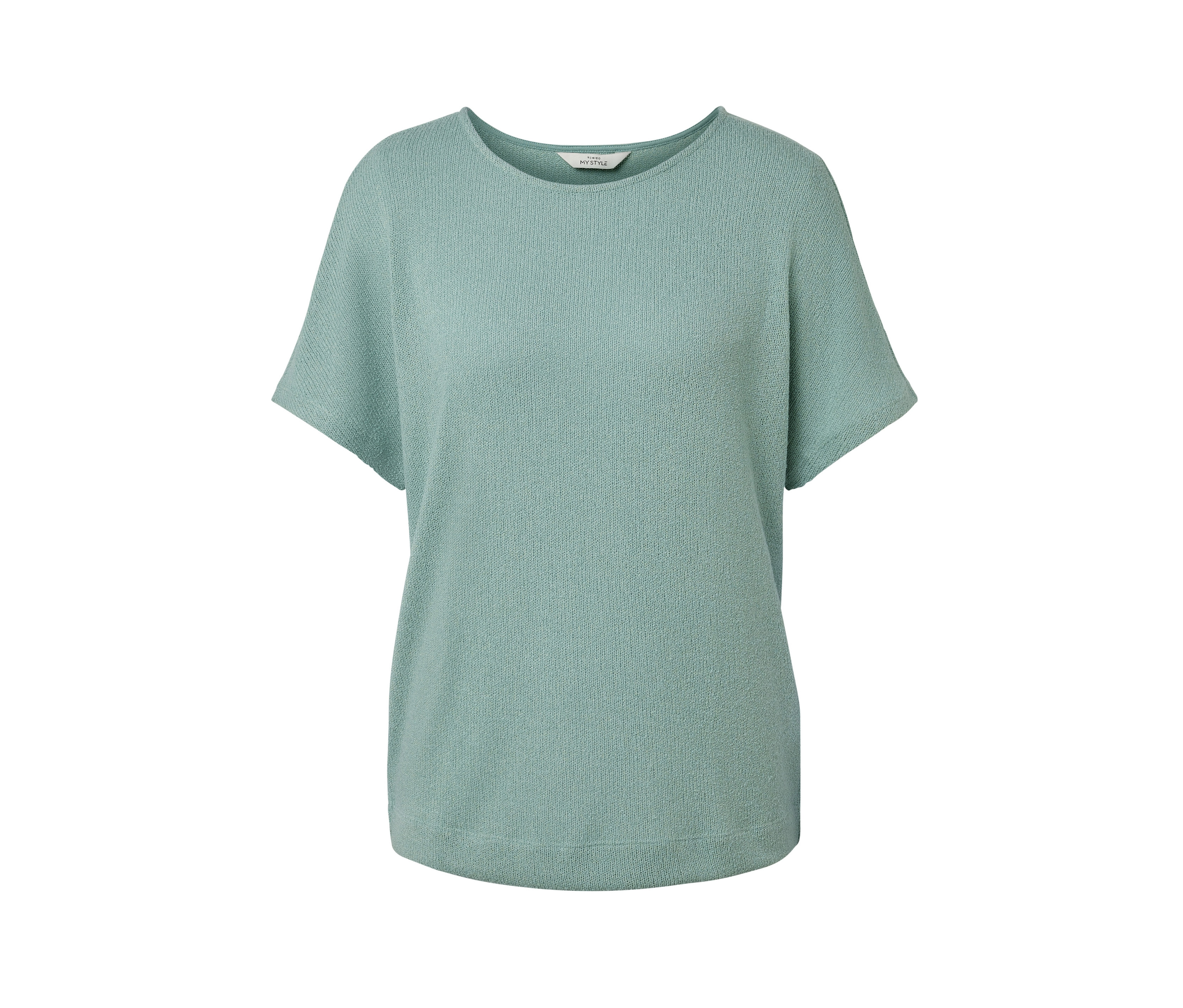 Tchibo - Strukturiertes Shirt - Damen - Gr. XL - grün