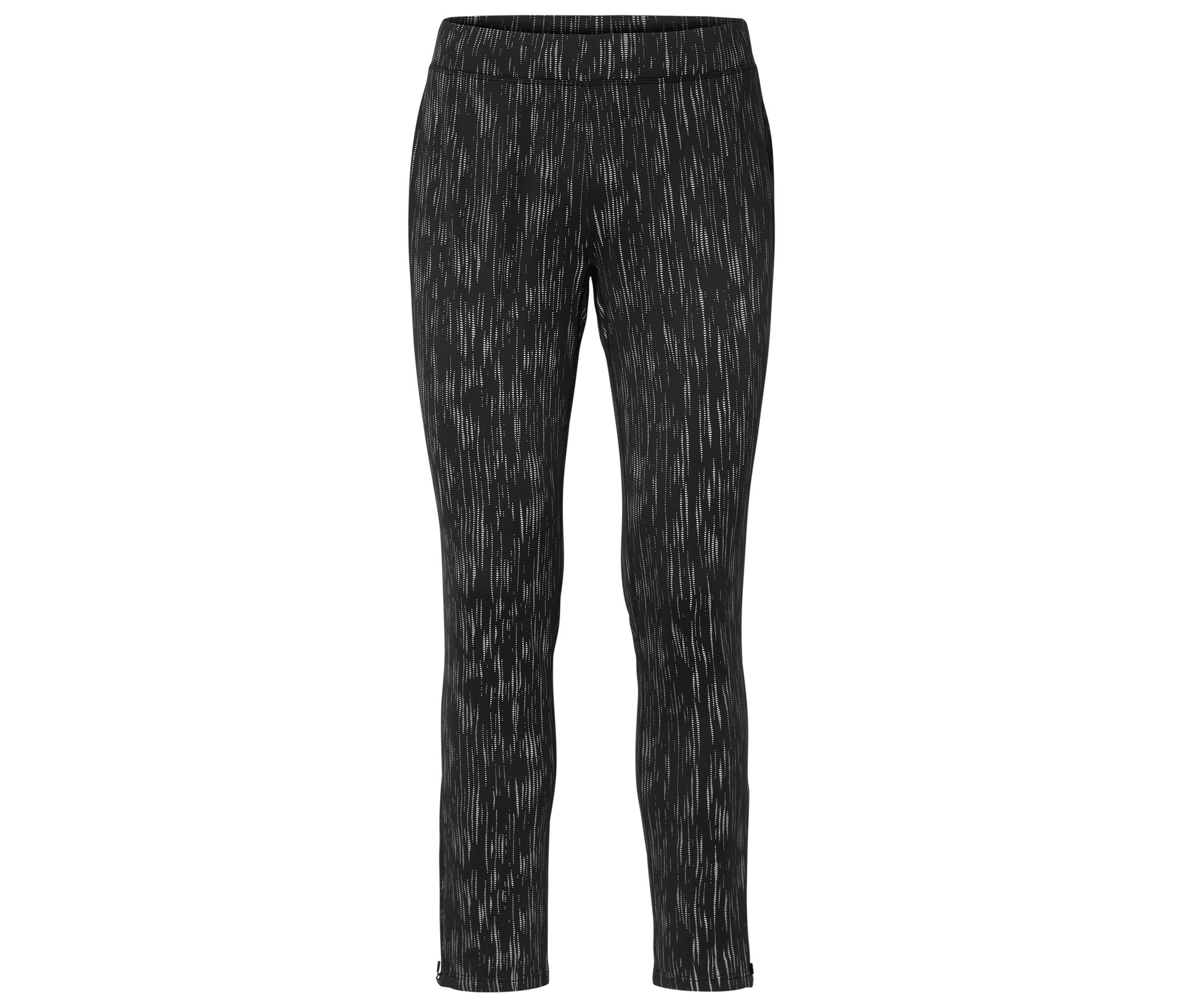 Thermo-Lauftight - Herren - Gr. S - schwarz/print - schwarz