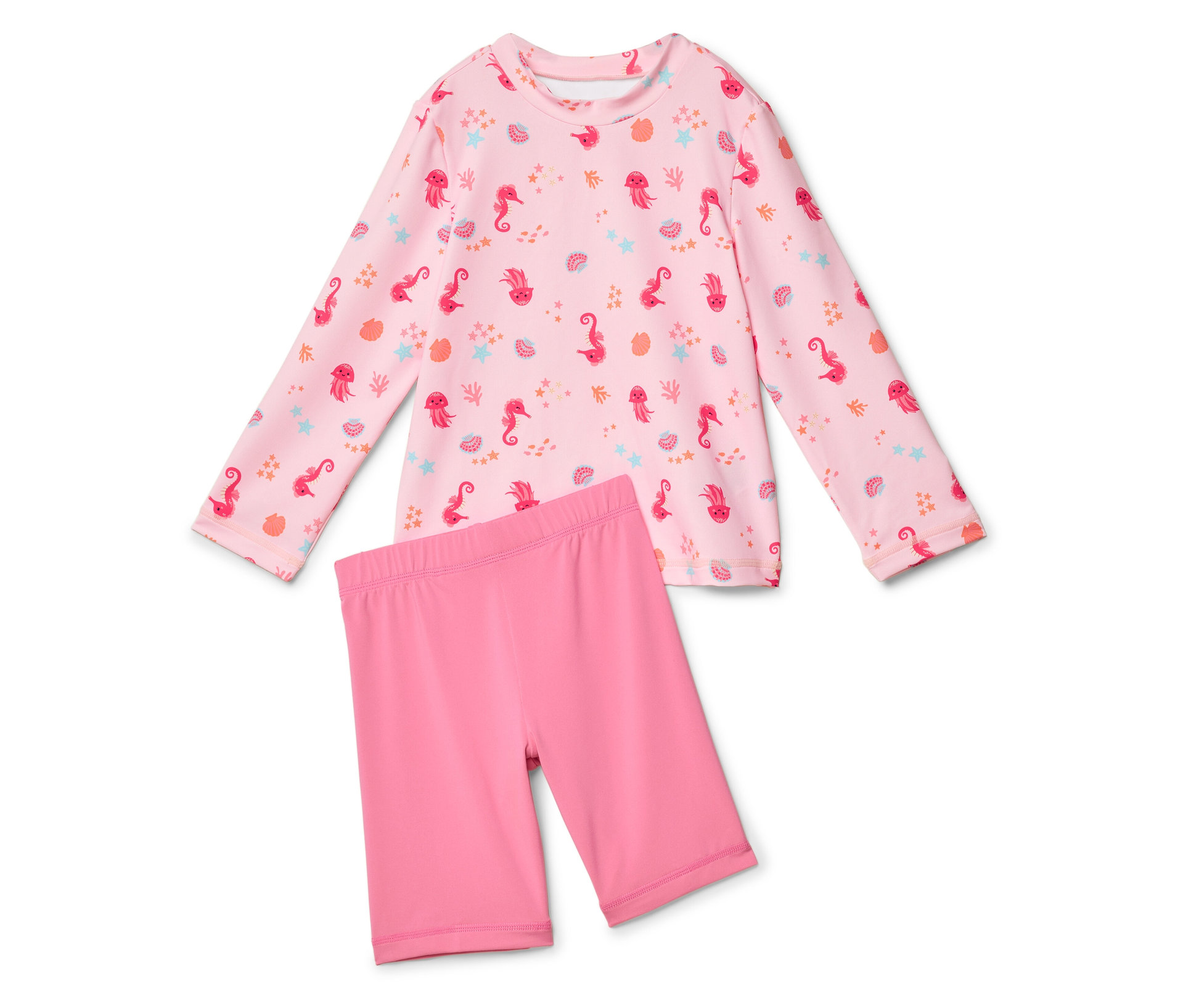 Tchibo - Kinder-Kombi mit UV-Schutzfaktor 50+ - Baby - Gr. 74/80 - rosa/print - Polyester