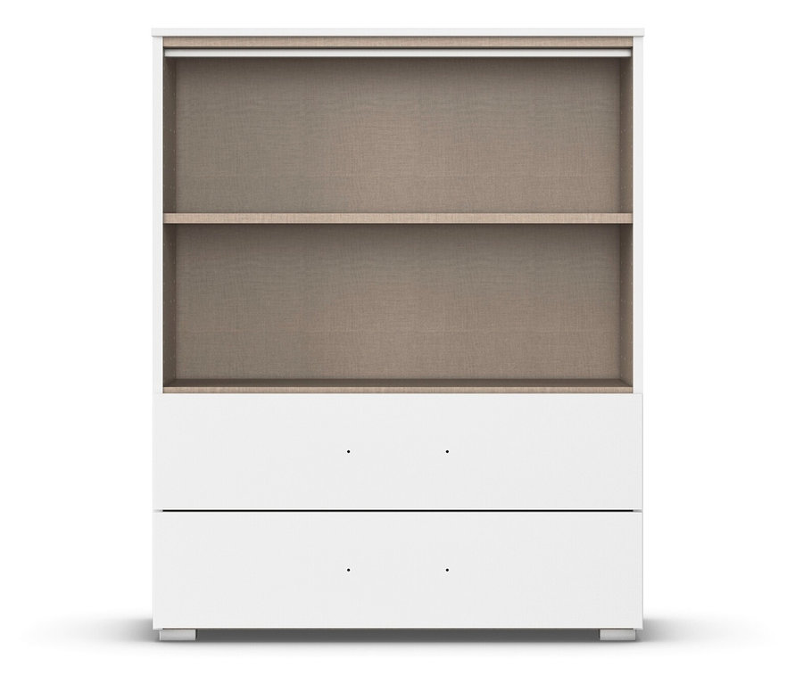 Weisse rauch Kommode »Aditio« mit 2 Türen, 2 Schubladen, 93 x 119 cm.