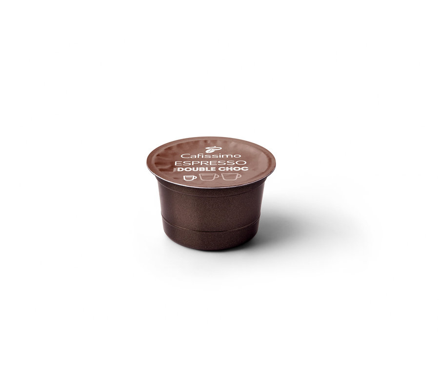 Eine Cafissimo Flavoured Espresso Double Choc Kapsel.