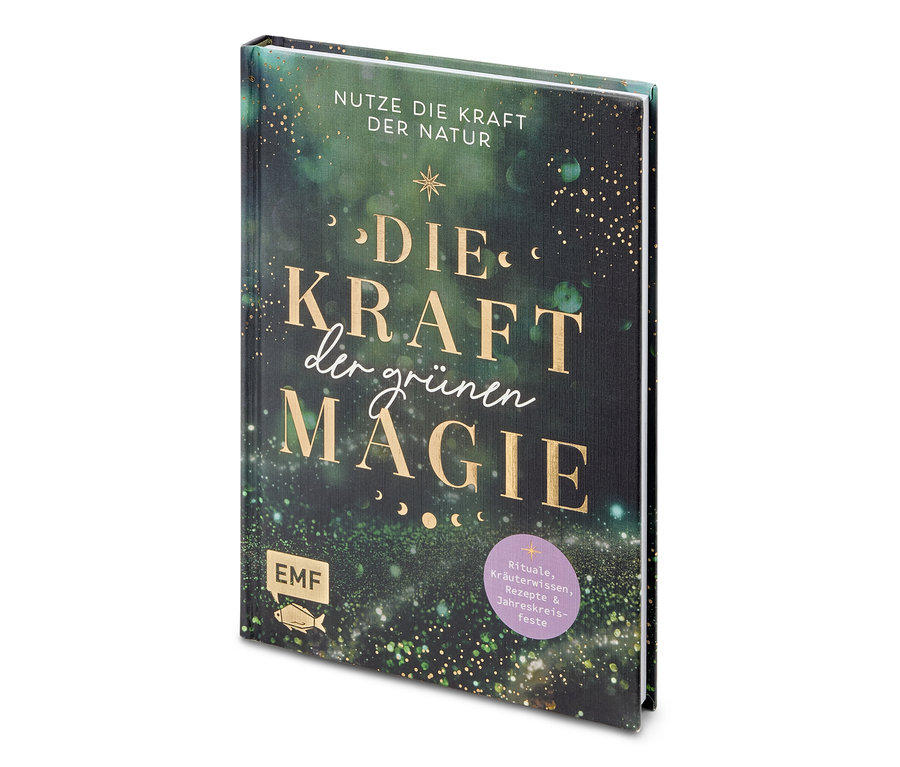 Buch mit dem Titel Die Kraft der grünen Magie.