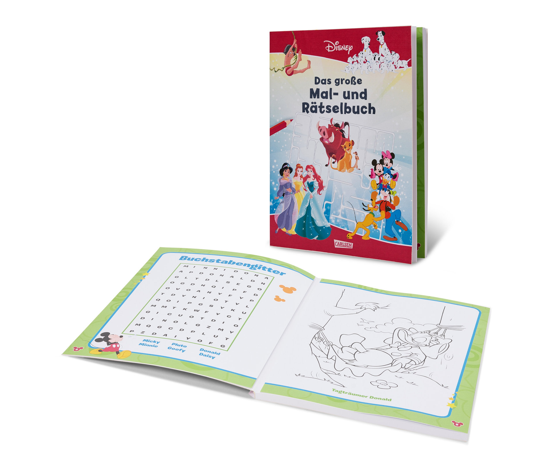 Tchibo - Buch »Disney – das große Mal- und Rätselbuch«