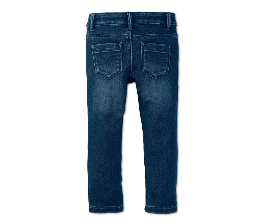 Rückansicht einer Stretch-Denim.