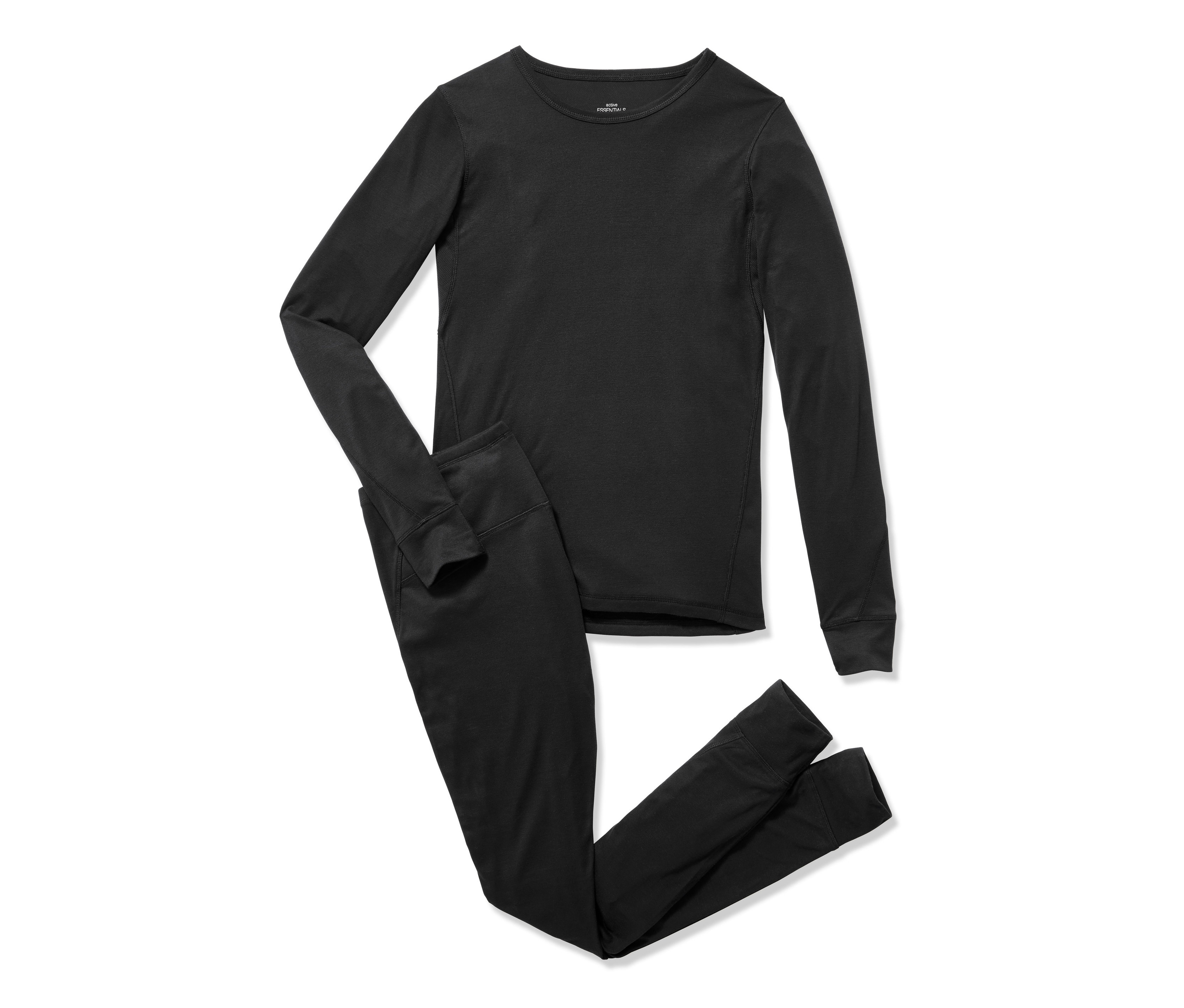 Schwarze Thermo-Funktionswäsche.