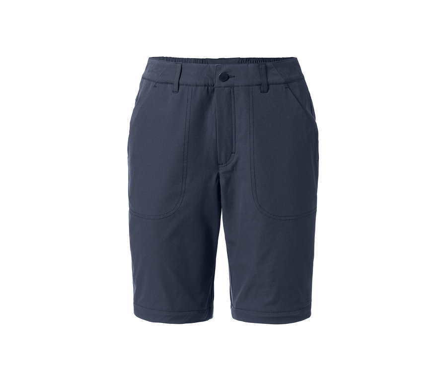 Dunkelblaue 2-in-1-Funktionshose.