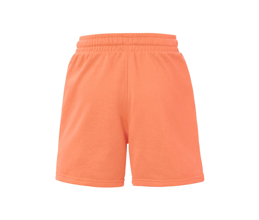 Orange Sport-Sweatshorts.