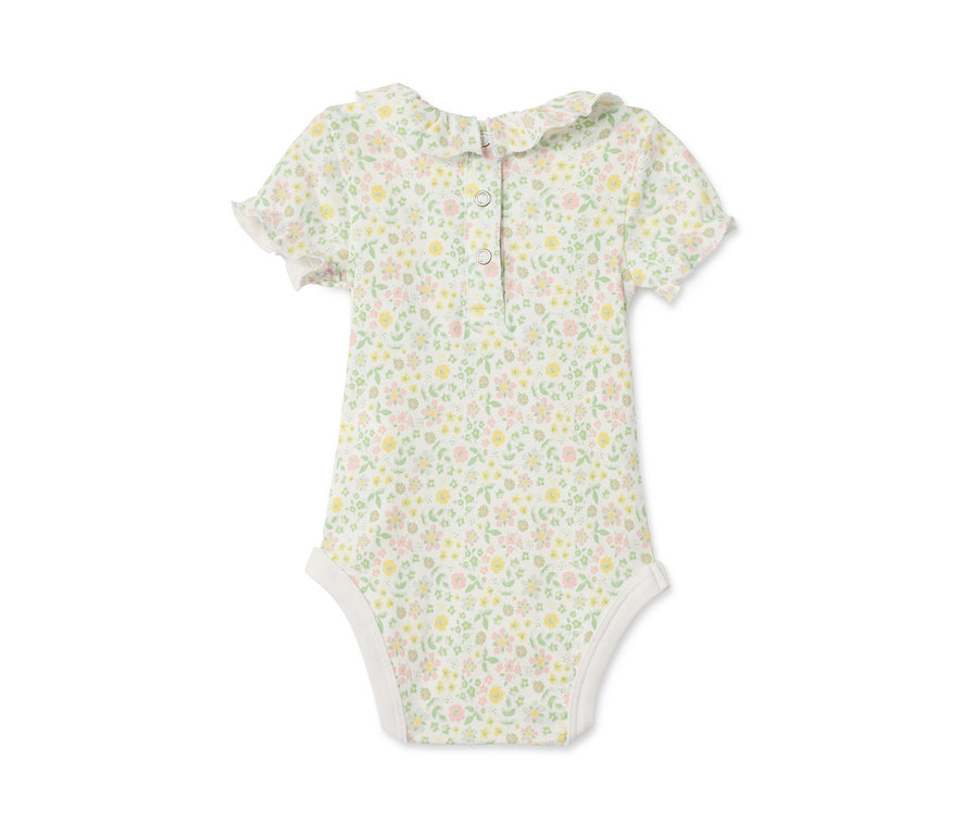 Baby-Set, 3-teilig mit Blumenmuster.