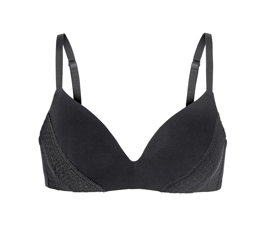 Schwarzer Softschalen-BH.