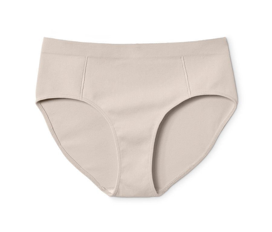 Detailansicht einer einzelnen, beigen 2 Seamless-Pantys.