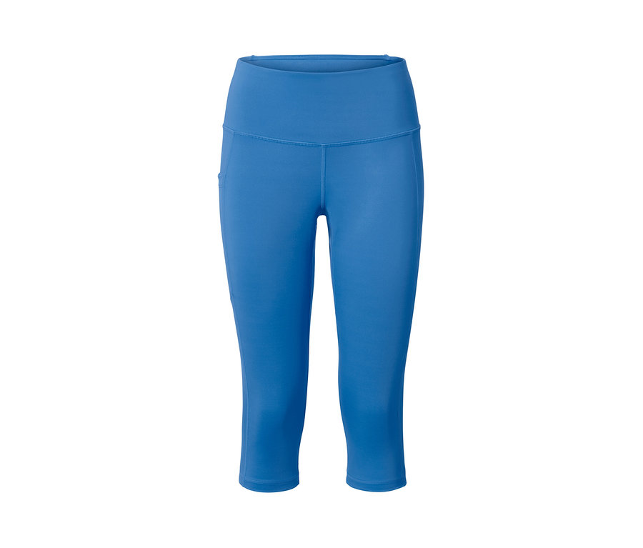 Blaue 3/4-Sporttight.