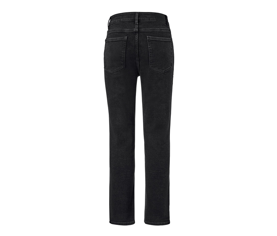 Rückansicht der Cropped-Denim »Fit Alma«.