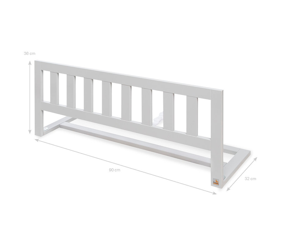 Graues Pinolino Bettschutzgitter »Classic«, 90 cm.