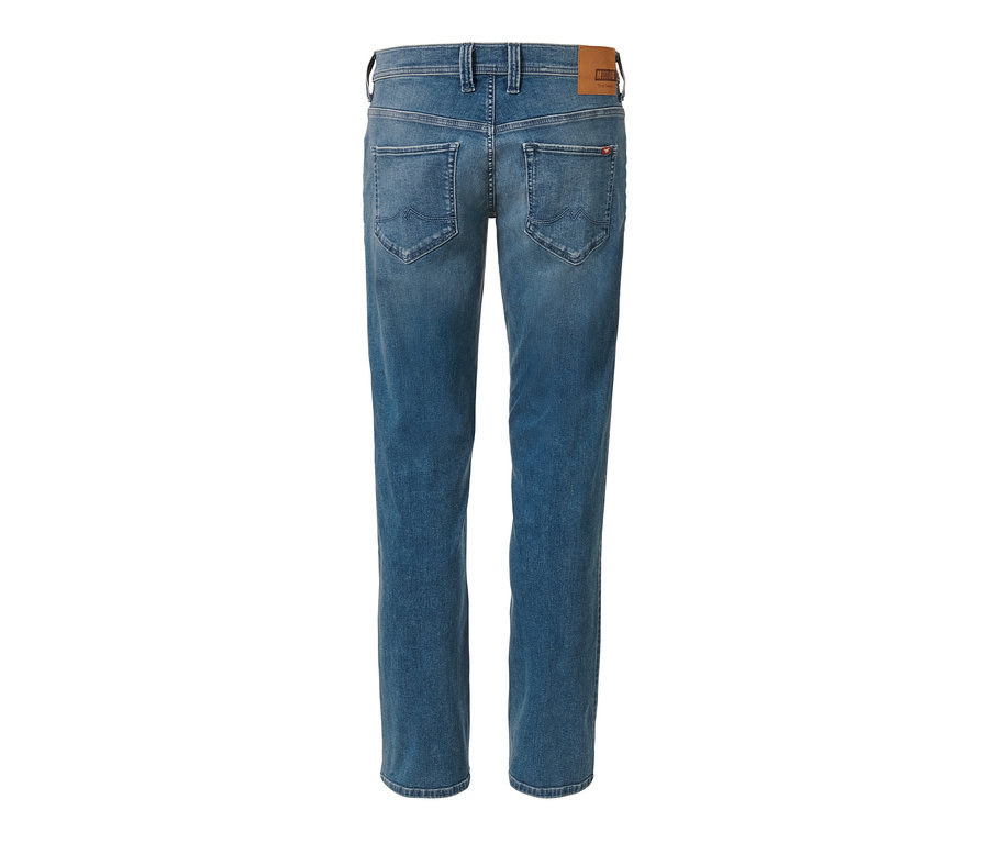 Blaue Jeans »Mustang« von hinten.