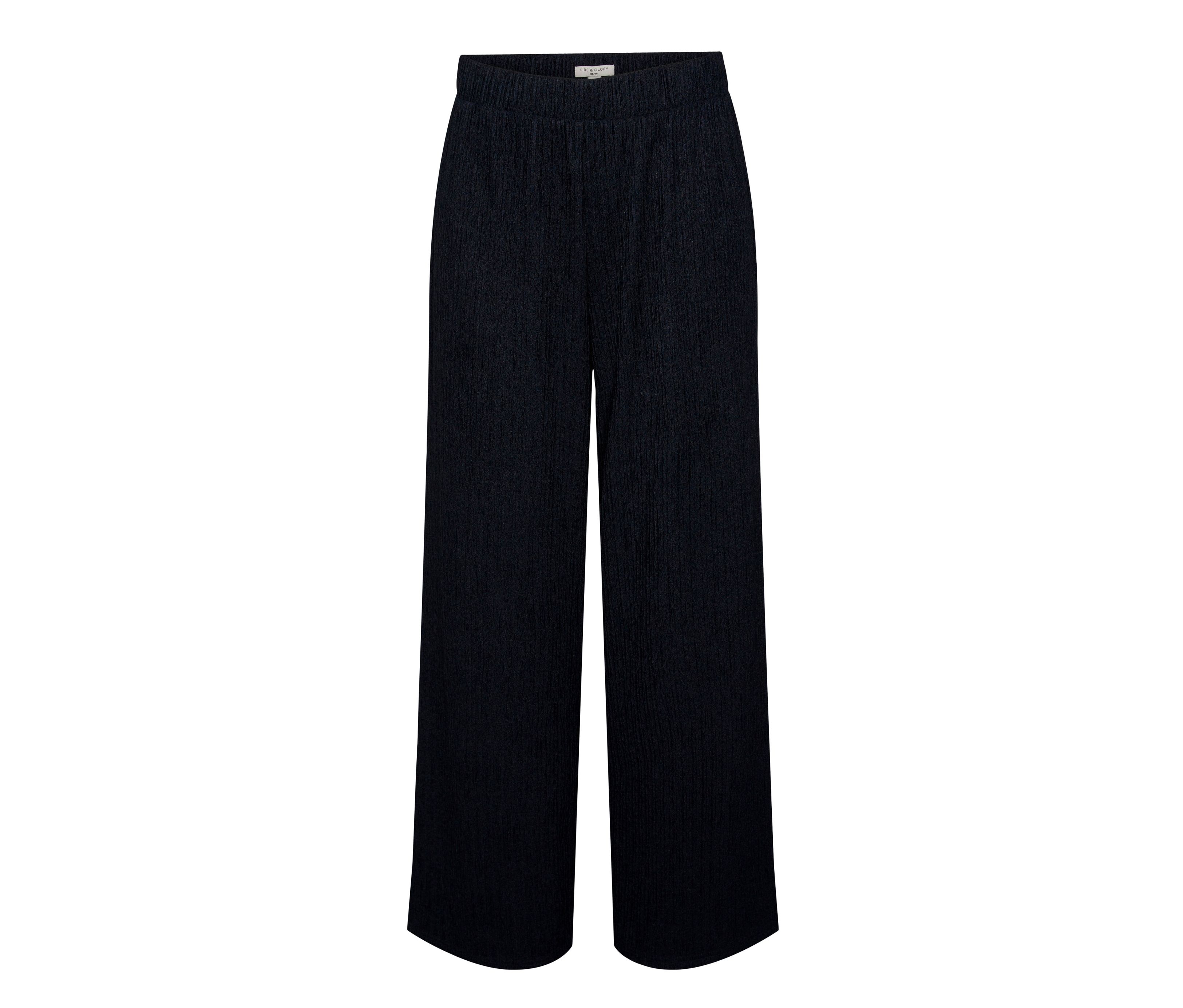 Tchibo - Plisseehose - Damen - Gr. XS - dunkelblau
