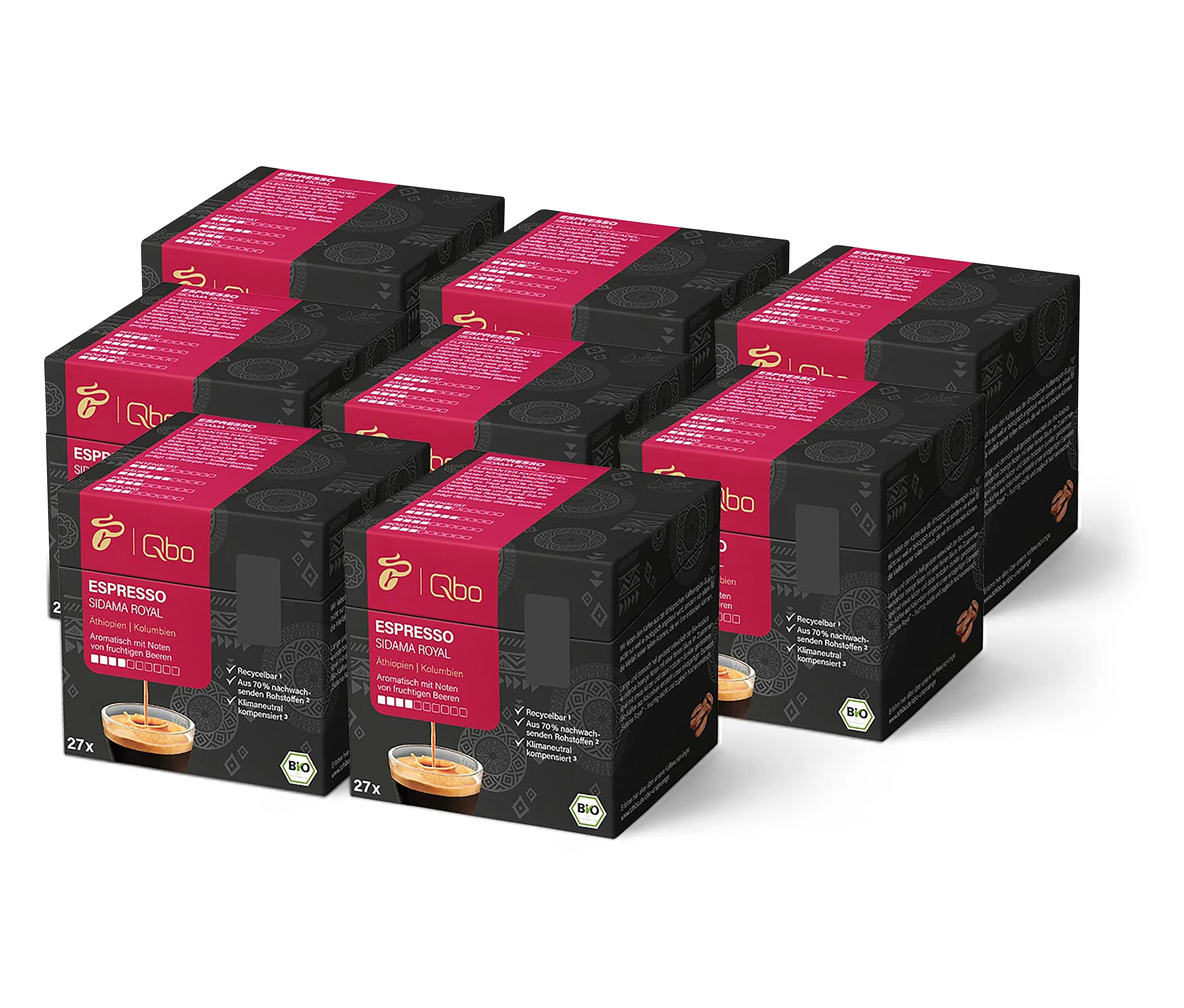 Qbo Espresso Sidama Royal - 216 Kapseln - Intensität: 4/10. Qbo Espresso Sidama Royal - 216 Kapseln - Intensität: 4/10 <![CDATA[Qbo Espresso SIDAMA ROYAL - 216 Kapseln Aufbewahrungshinweise: Unter Schutzatmosphäre verpackt., Trocken, dunkel und Espresso,Espresso günstig Kaufen-Qbo Espresso Sidama Royal - 216 Kapseln - Intensität: 4/10. Qbo Espresso Sidama Royal - 216 Kapseln - Intensität: 4/10 <![CDATA[Qbo Espresso SIDAMA ROYAL - 216 Kapseln Aufbewahrungshinweise: Unter Schutzatmosphäre verpackt., Trocken, dunkel und