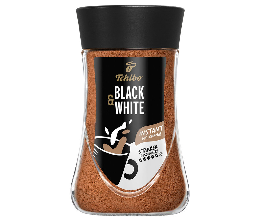BLACK & WHITE Instantkaffee - 180 g Instantkaffee