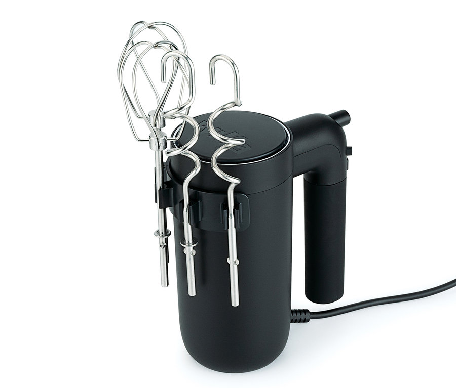Schwarzer WILFA Handmixer SMOOTH-MIX »HM1B-50« mit Rührbesen.