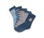 5 Paar Kleinkind-Socken, blau - 1x hellblau mit Hamster-Einstrick, 1x taubenblau mit Hamster-Einstrick, 1x mocca mit Hamster-Einstrick, 1x hellblau-taubenblau gestreift, 1x hellblau-mocca gestreift