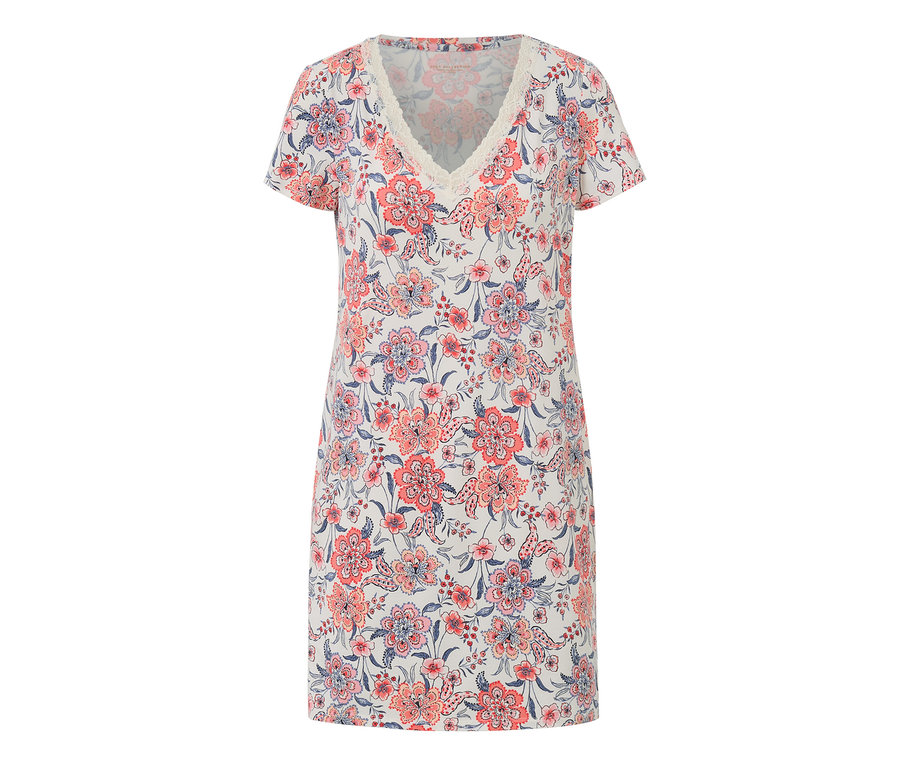 Nachthemd mit Alloverprint.