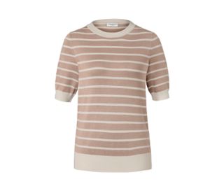 Beige-cremeweiß gestreift